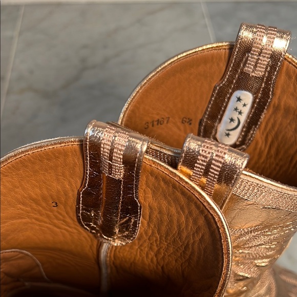 Maggie Metallic Rose Gold Boots - Picture 10 of 15